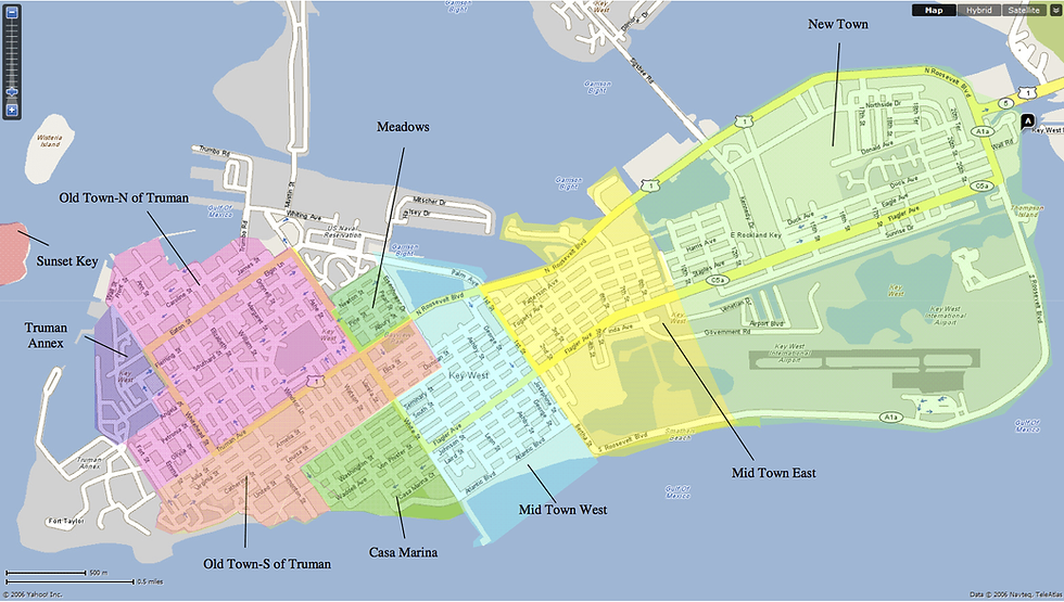 Neighborhood Map Key West Association of REALTORS® Inc