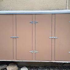 wooden electrical cover restoration