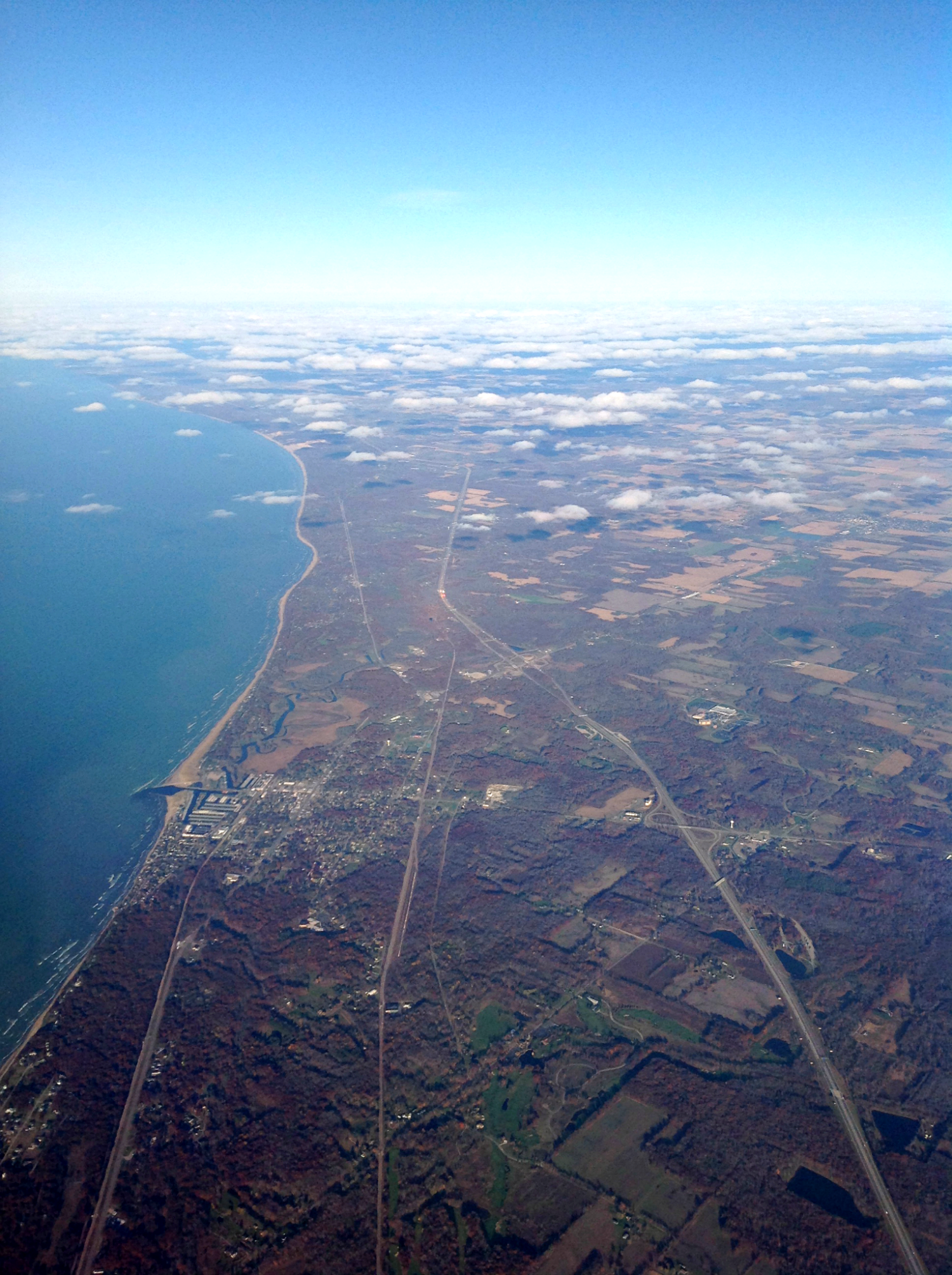 Lake Michigan over Indiana