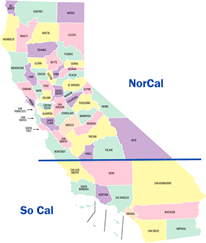 NorCal RCI SoCal RCI Boundaries