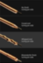 Types of copper finish in blog How Are Piano Strings Made?