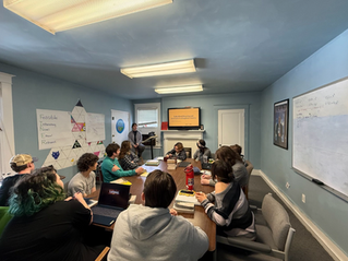 Eviction education presentation by RentHelpPGH for high school students in Allegheny County discussing tenant rights and housing resources