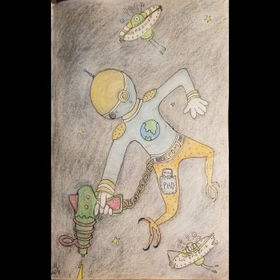 “PUFFY HEAD” by Powers Of The Monk