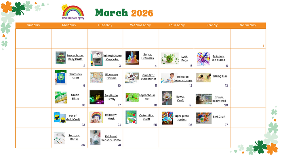 Copy of MARCH ACTIVITY CALENDAR