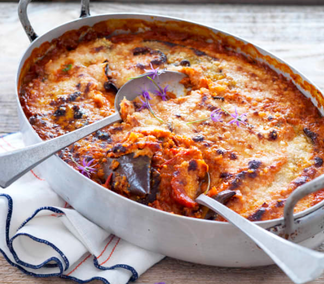 Parmigiana d'aubergines