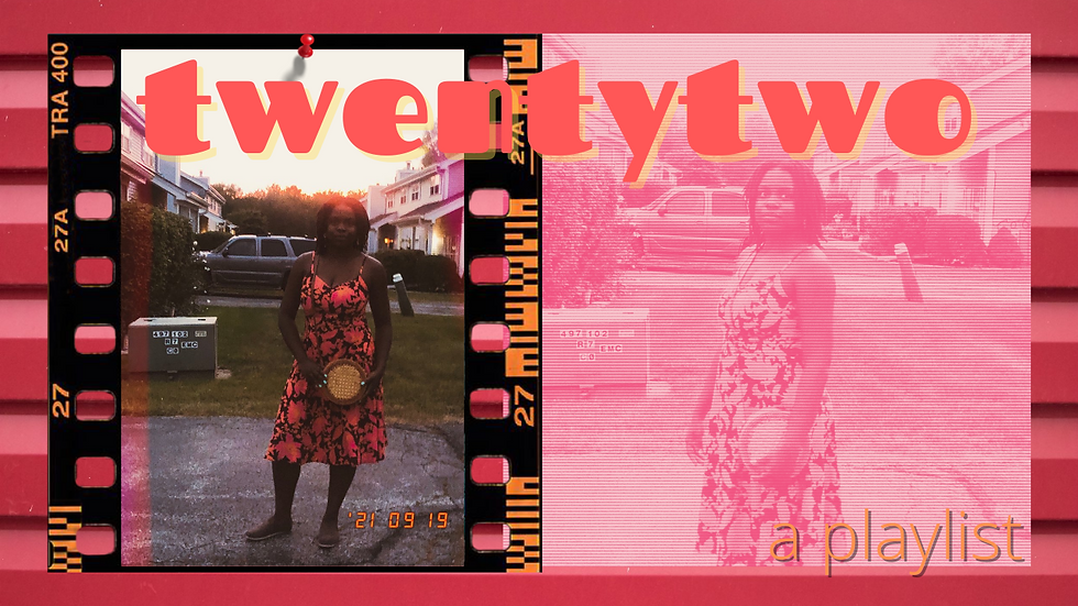 twentytwo | playlist + reflection