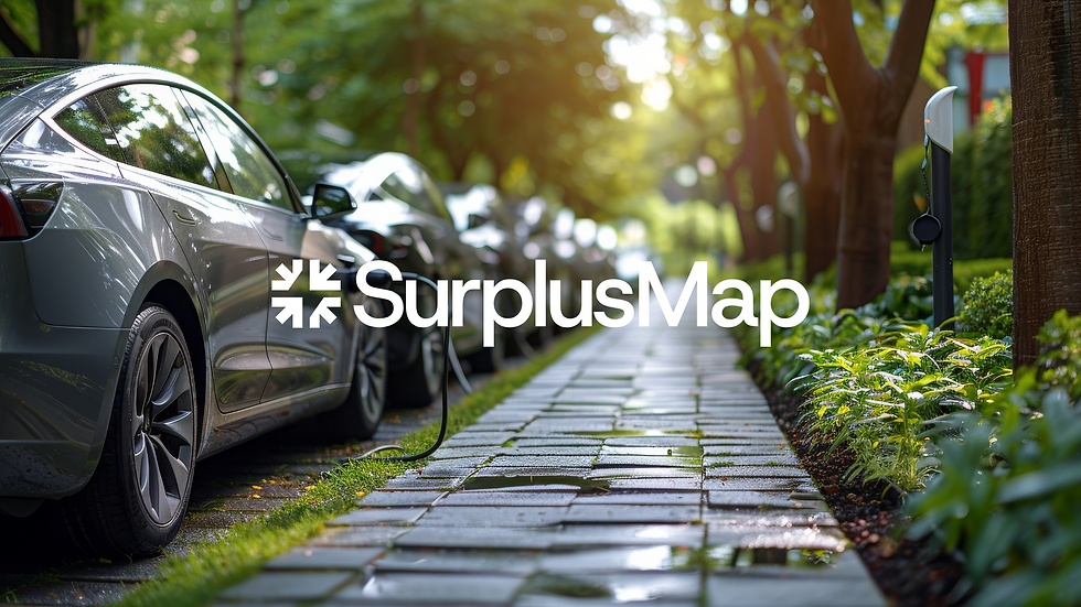 SurplusMap turns data into unique AI-powered insights. Increase profitability of your EV charging network.