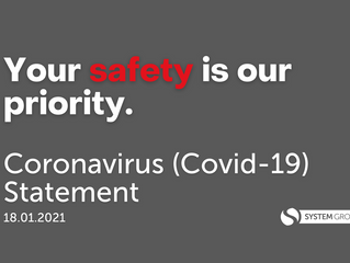 Coronavirus Statement: 18.01.2021