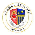 Claret School logo with text and emblem in Quezon City. AA2000