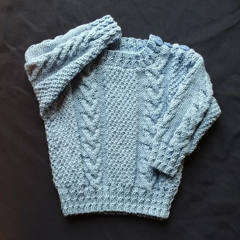 Hand Knitted Baby Boy Clothes