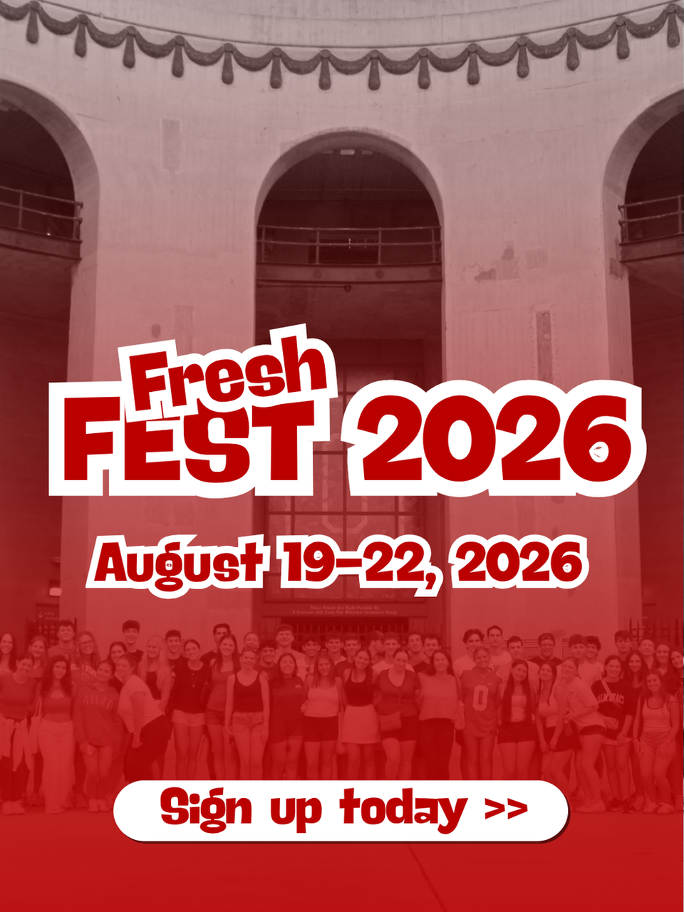 FreshFEST 2026 is being held from August 19-22. Click to RSVP!