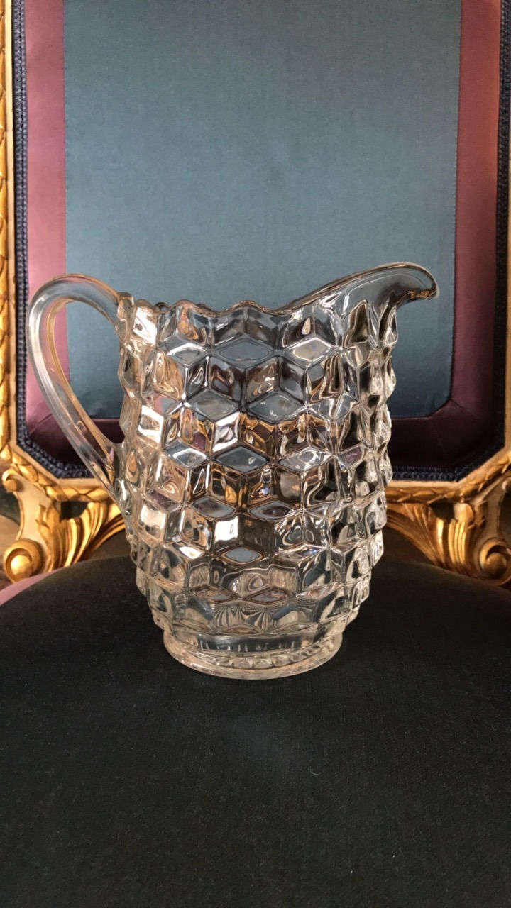 Pressed Glass American Water Pitcher