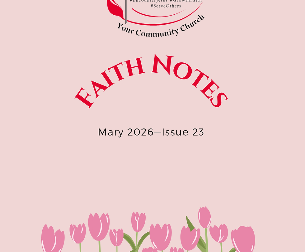 Faith Notes Newsletter