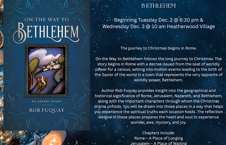 'On the Way to Bethlehem' Study