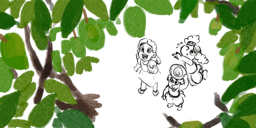 Tests for the line work and colours for the foreground