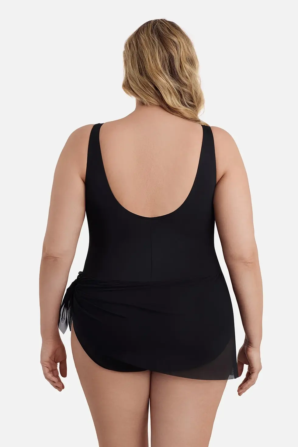 Miniature : Sash Tie Tank One Piece Swimsuit- Longitude