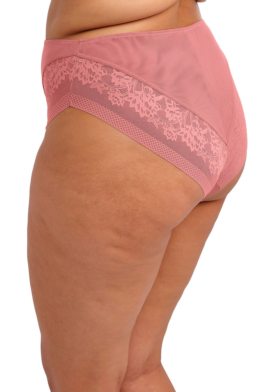 Miniature : Nerina High Leg Brief - Dusty Rose - Elomi