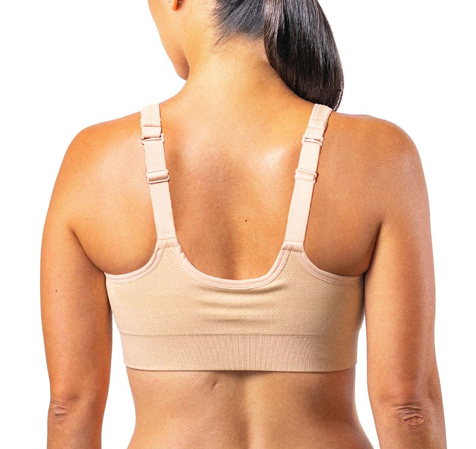 Miniature : 🍁 HuggerVIDA Wire-free Pocketed Compression Bra - Prairie Wear 🍁