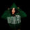Thumbnail: RESURRECTION DAY FOREST GREEN FULL ZIP