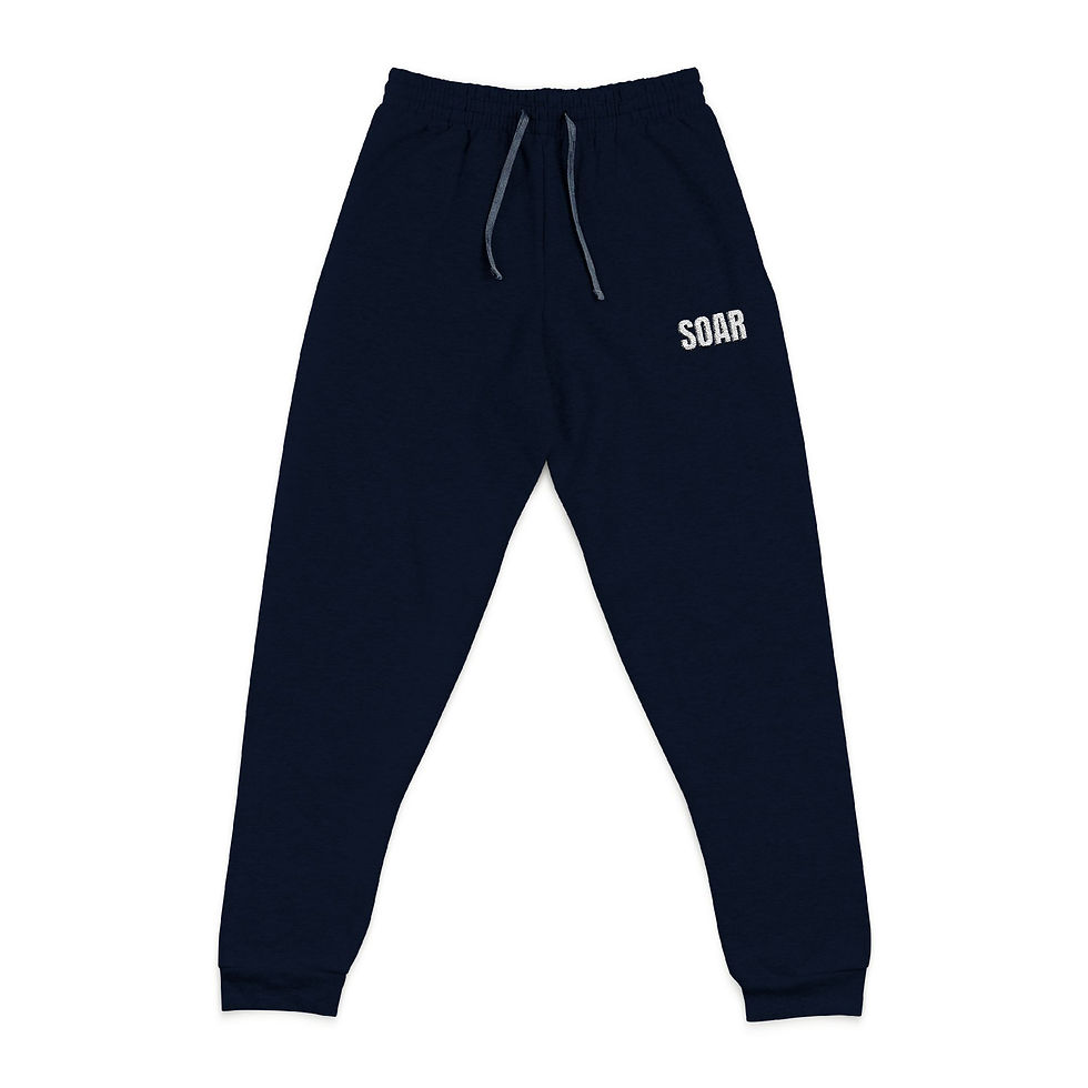 Thumbnail: Soar Embroidered Joggers —  Athletic Sweatpants