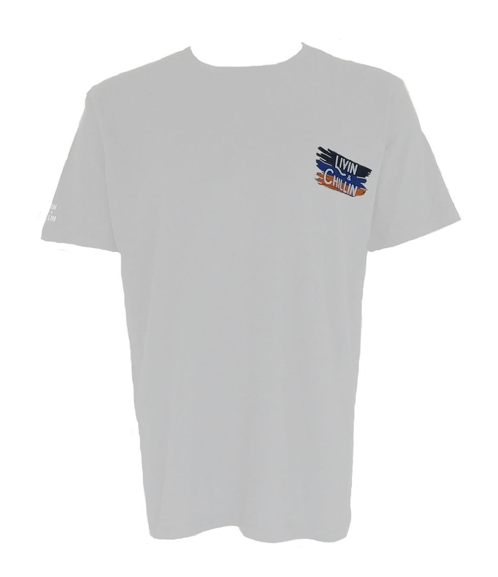 Thumbnail: Swaying Palms Mens Short Sleeve Organic Cotton T Shirt - Charcoal Grey