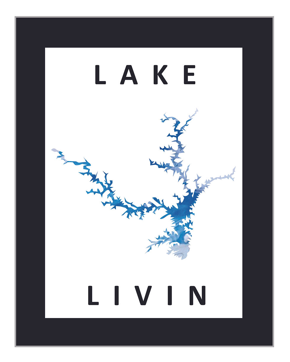 Thumbnail: Personalized 'Lake Livin' Print