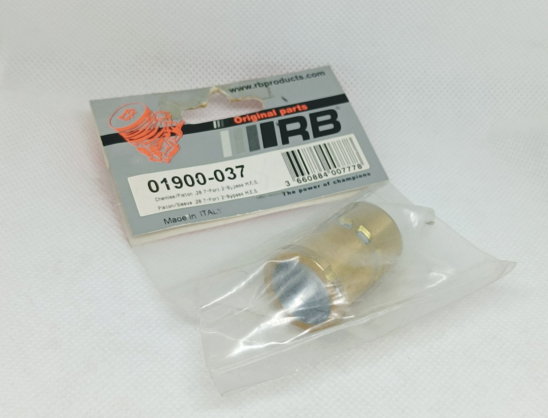 RB 01900-037 PISTON/SLEEVE .28 7-PORT 2-BYPASS M.E.S.