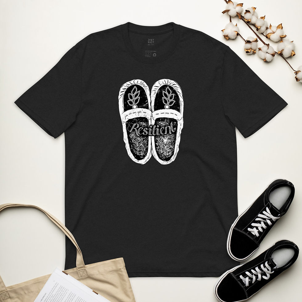Thumbnail: "RESILIENT" Unisex recycled t-shirt