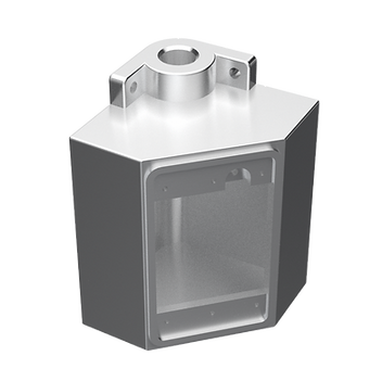 The FD Corner Device Box series simplifies conduit runs by easily navigating internal corners in a wide variety of applications.
Standard 3/4" conduit hubs, chamfered entries, and built in ground screw.
Fits all standard, flush FS & FD components.