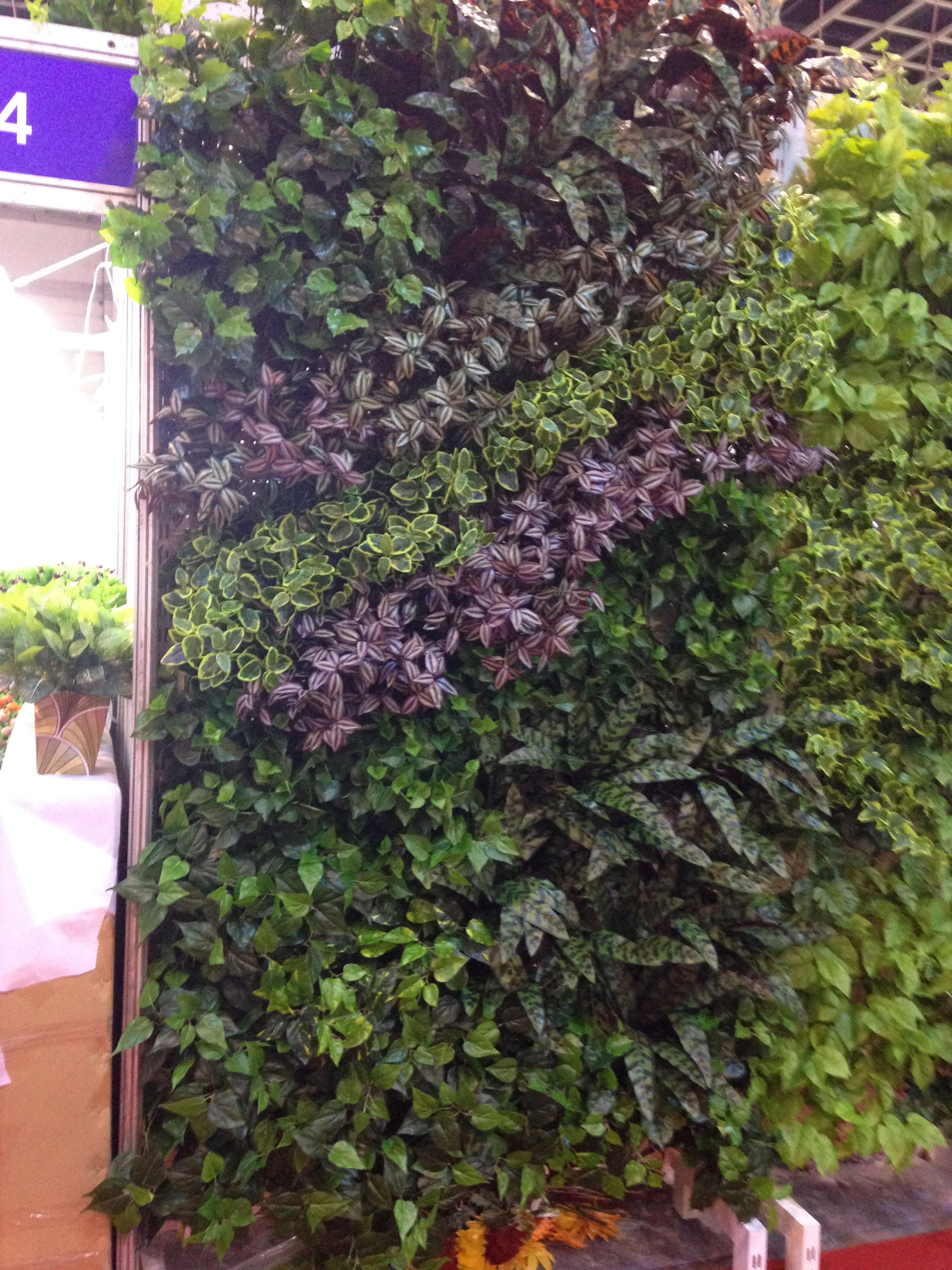 Customized artificial vertical plant wall PLANTWALL041