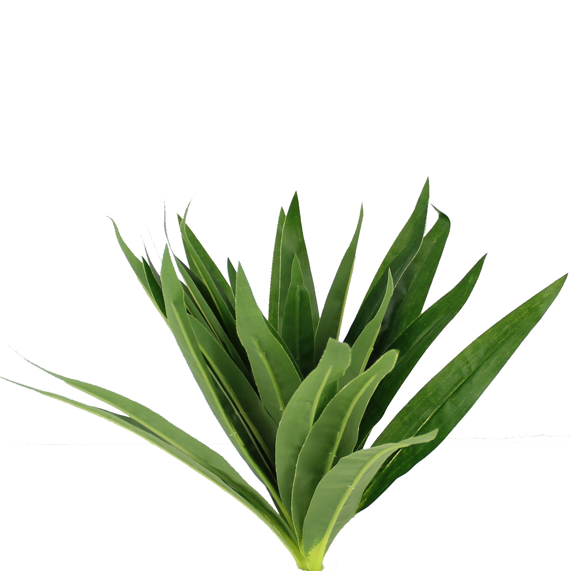 Artificial Foliage Silk Leaf Fake Shrubs Faux Realistic Bushes (Set of 4)