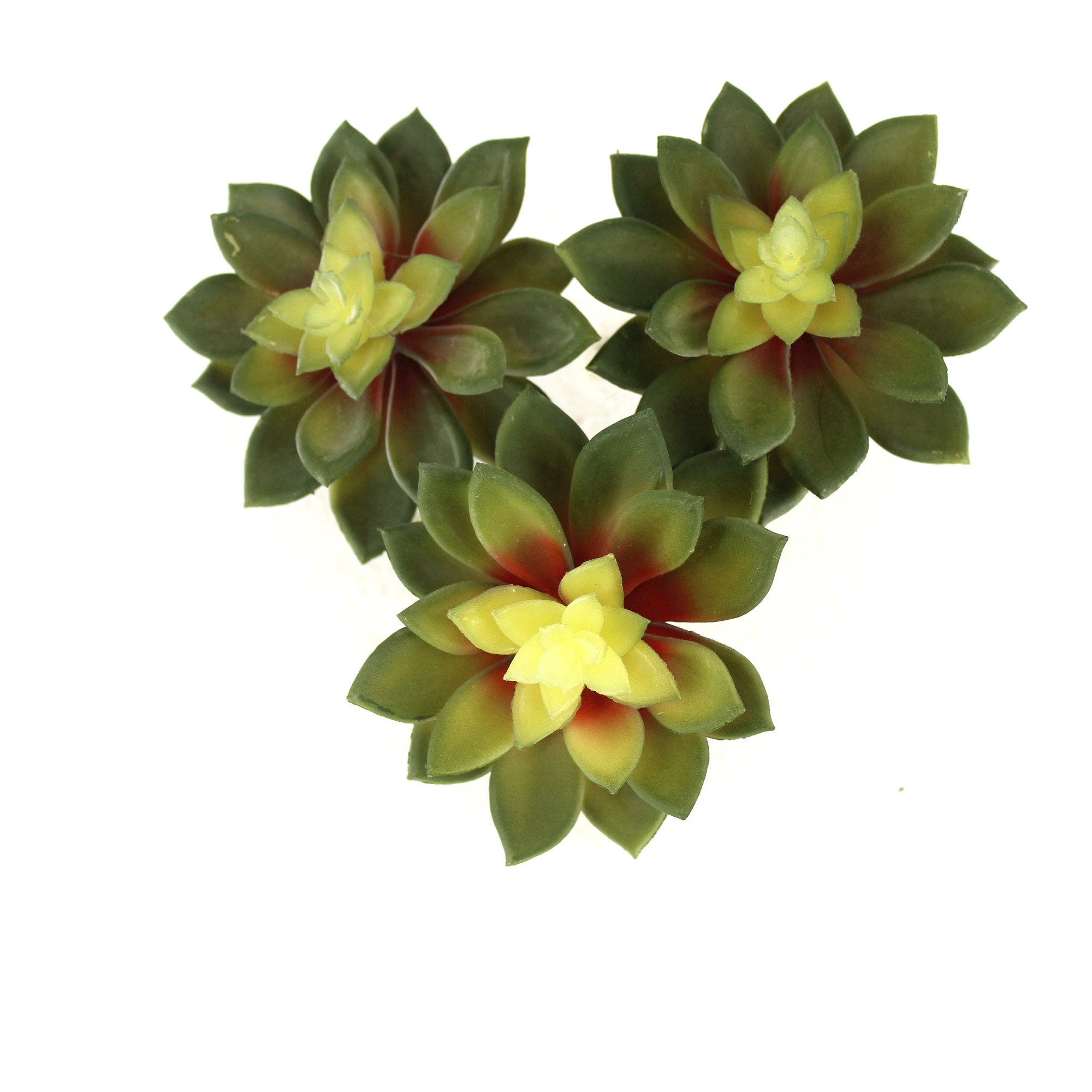 Artificial Succulent Plants lotus fake succulent(Set of 3)