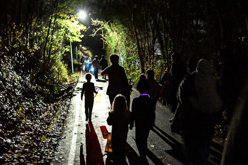 Eye-level view of the entrance to Victory Community Centre