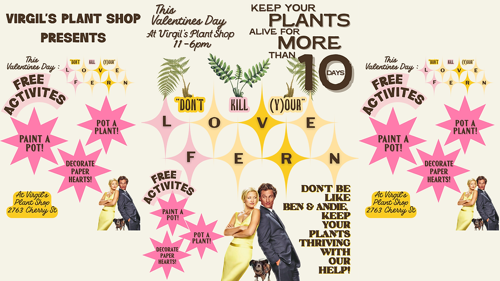 Valentines Day: Don't Kill (Y)Our Love Fern