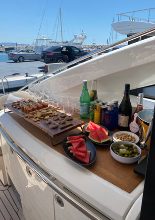 On boat
