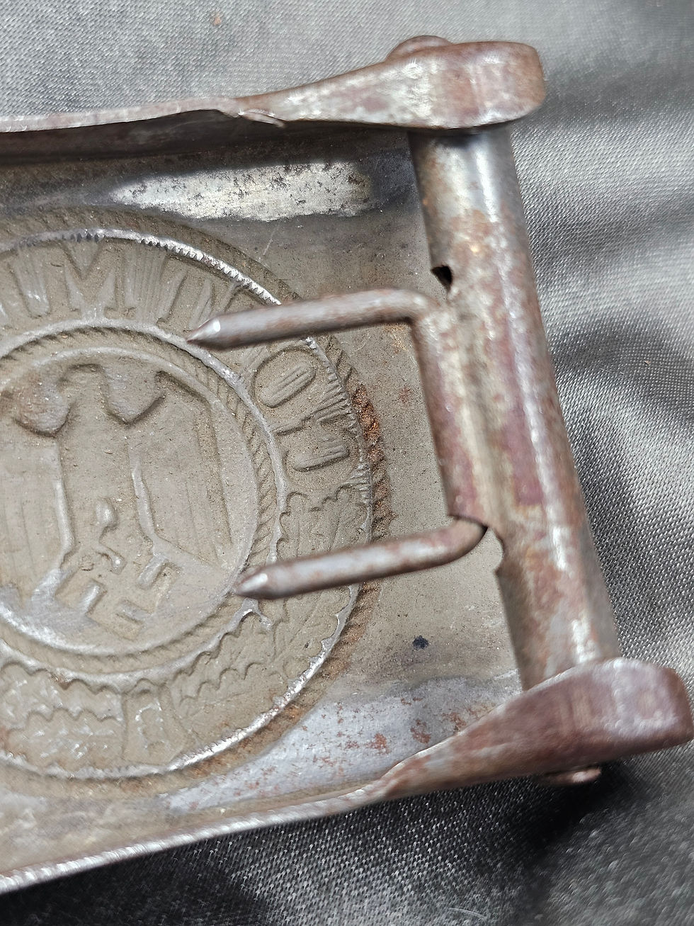 Thumbnail: WWII GERMAN ARMY BELT BUCKLE