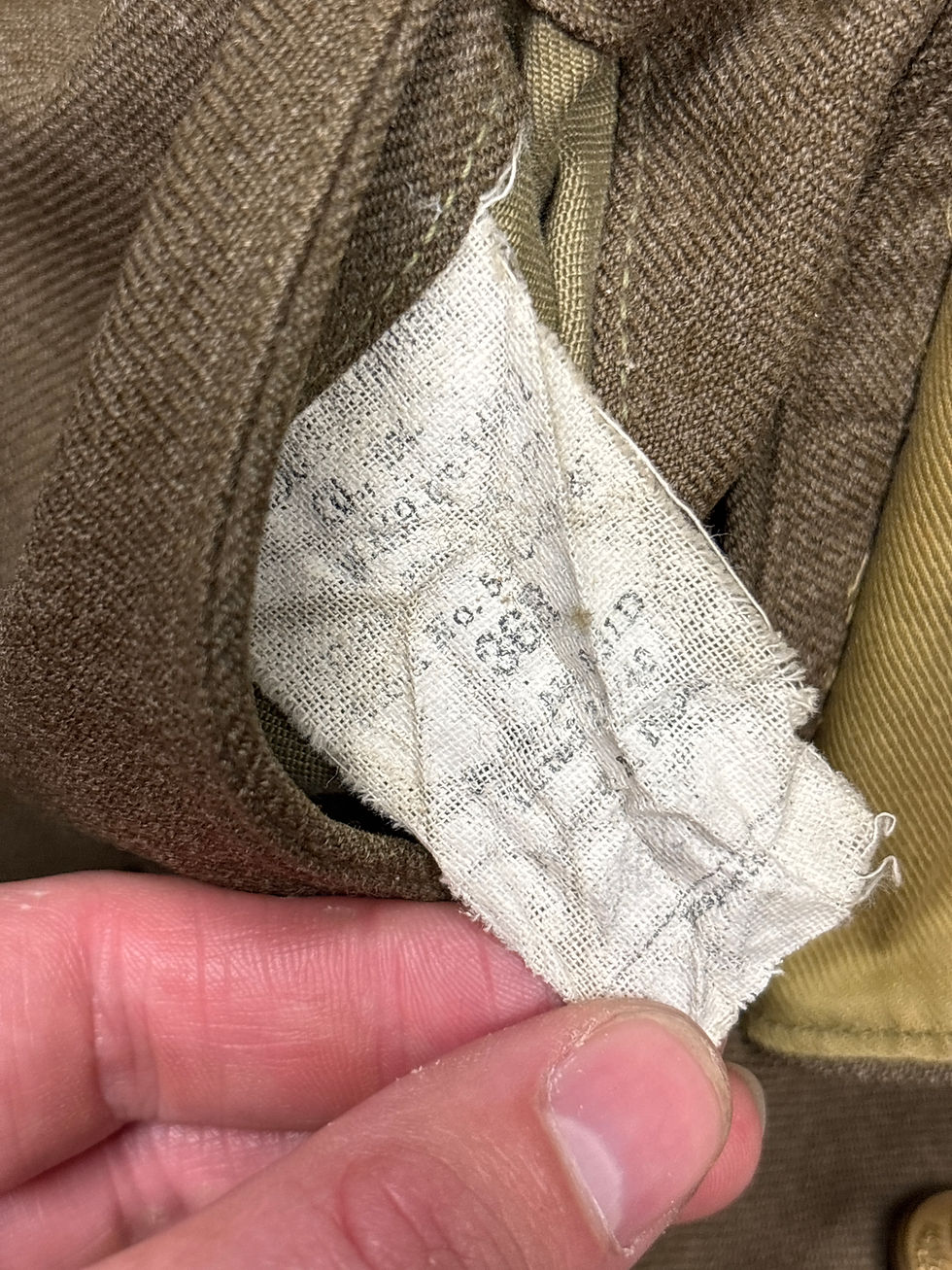 サムネイル： WWII US AIR CORPS CBI UNIFORM WITH BULLION PATCHES
