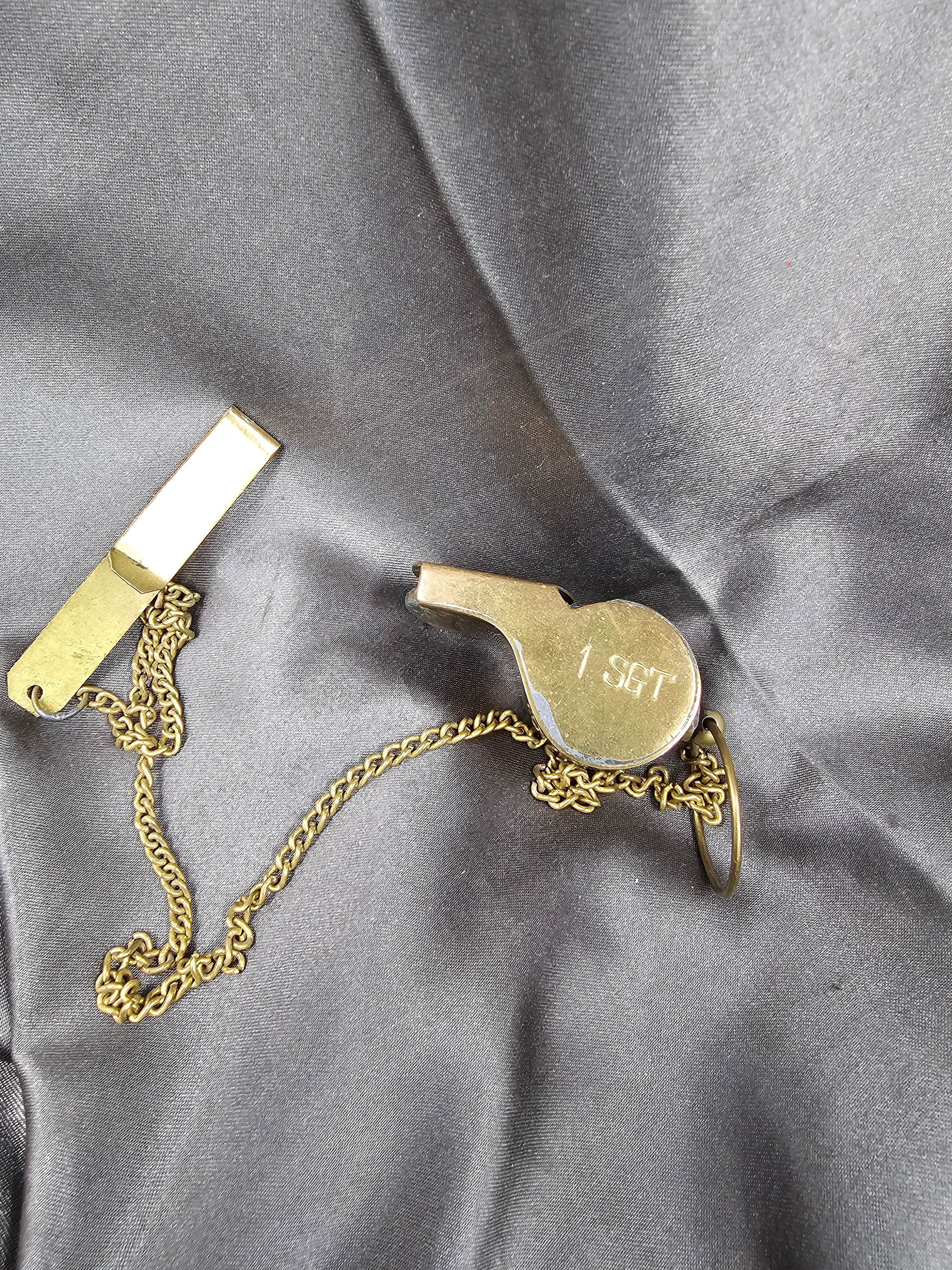 ARMY FIRST SERGEANT BRASS WHISTLE