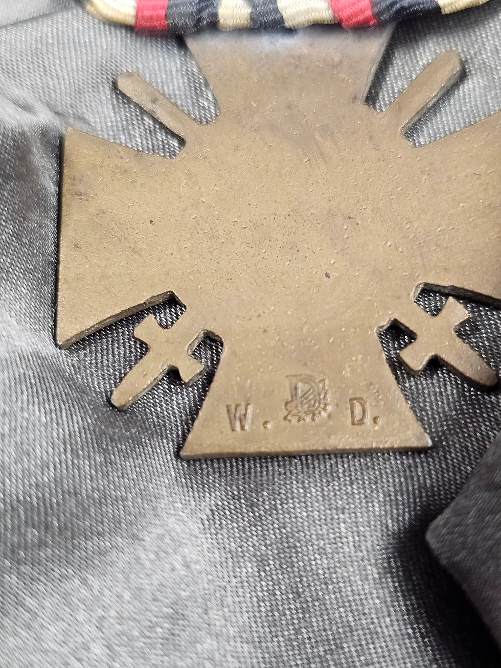 Thumbnail: WWI GERMAN HINDENBERG MEDAL ON RIBBON RACK