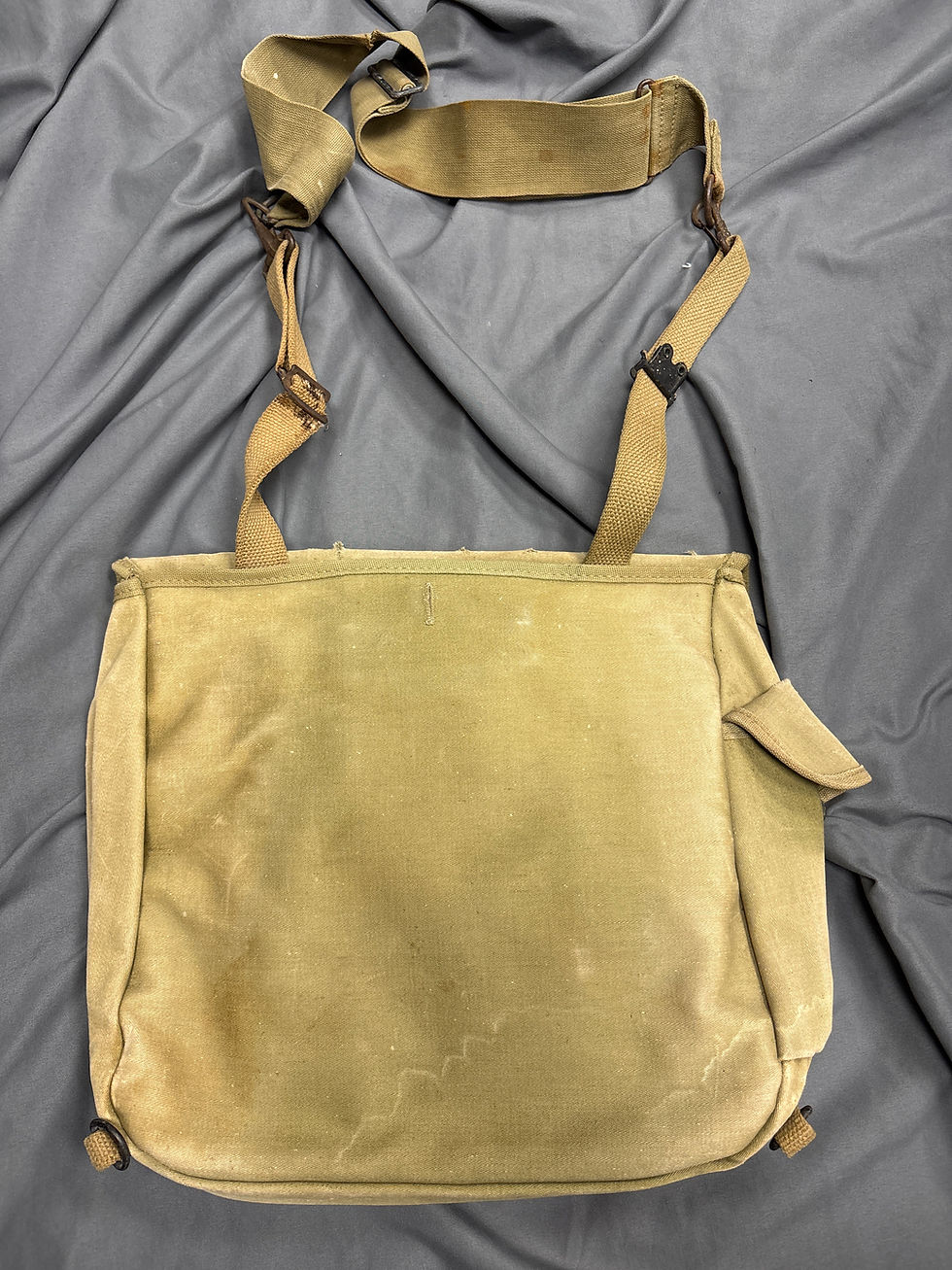 Miniature : WWII US RUBBERIZED MUSETTE BAG