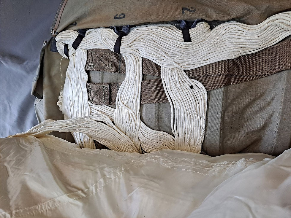 Thumbnail: Original 1946 US Parachute. Model P3-B-24