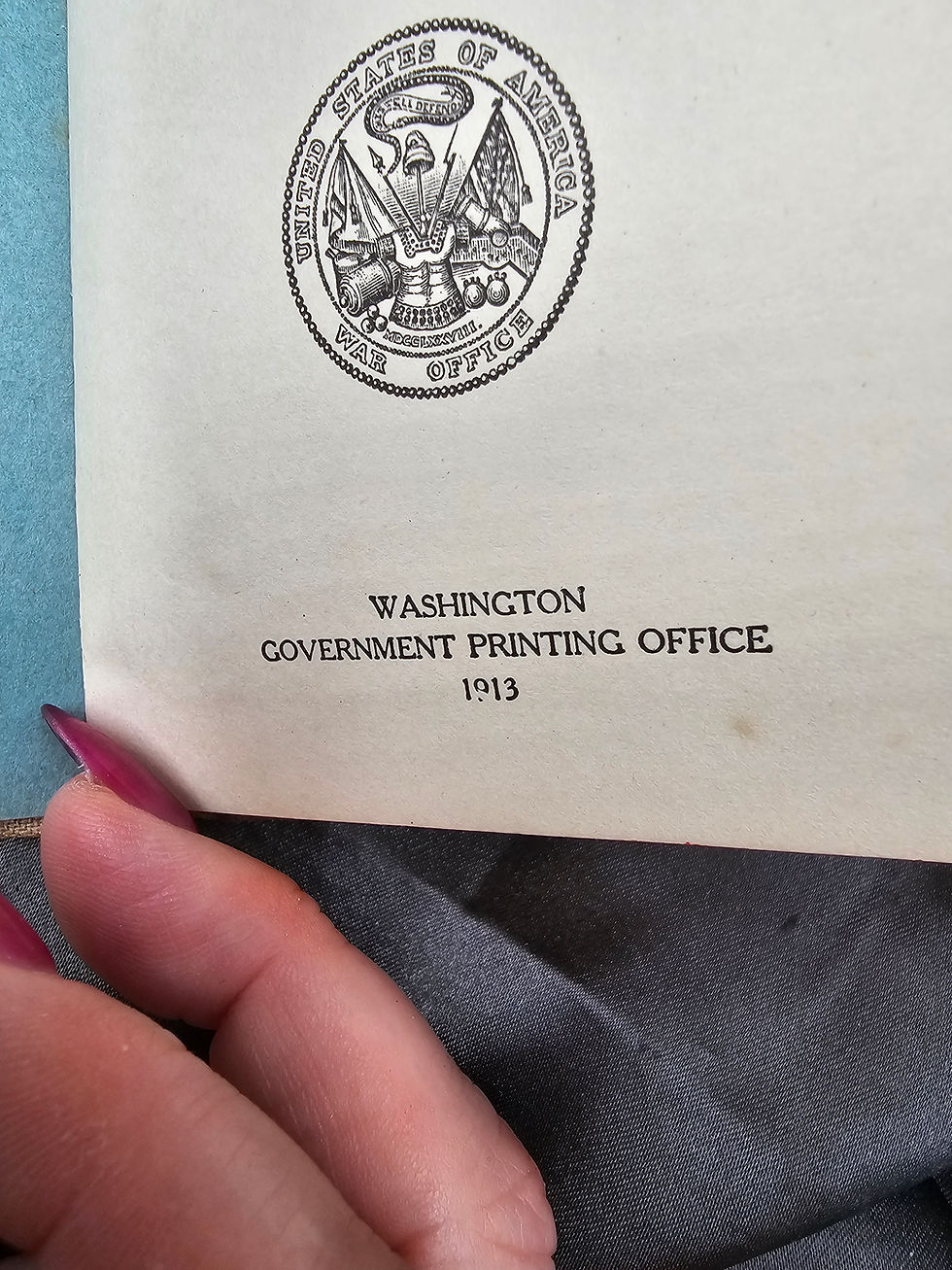 Miniature : US 1913ARMY SOLDIERS HAND BOOK