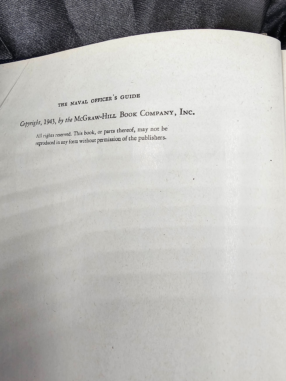 Thumbnail: WWII US WOMEN NAVY WAVES OWNED OFFICER GUIDE 