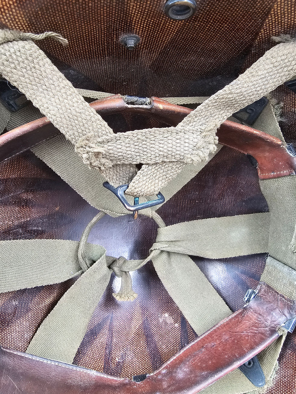 サムネイル： 1950'S US AIRBORNE M1C HELMET LINER