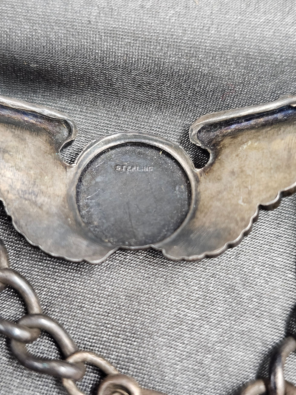 サムネイル： WWII US AIR CORPS CREW WINGS SWEETHEART BRACELET