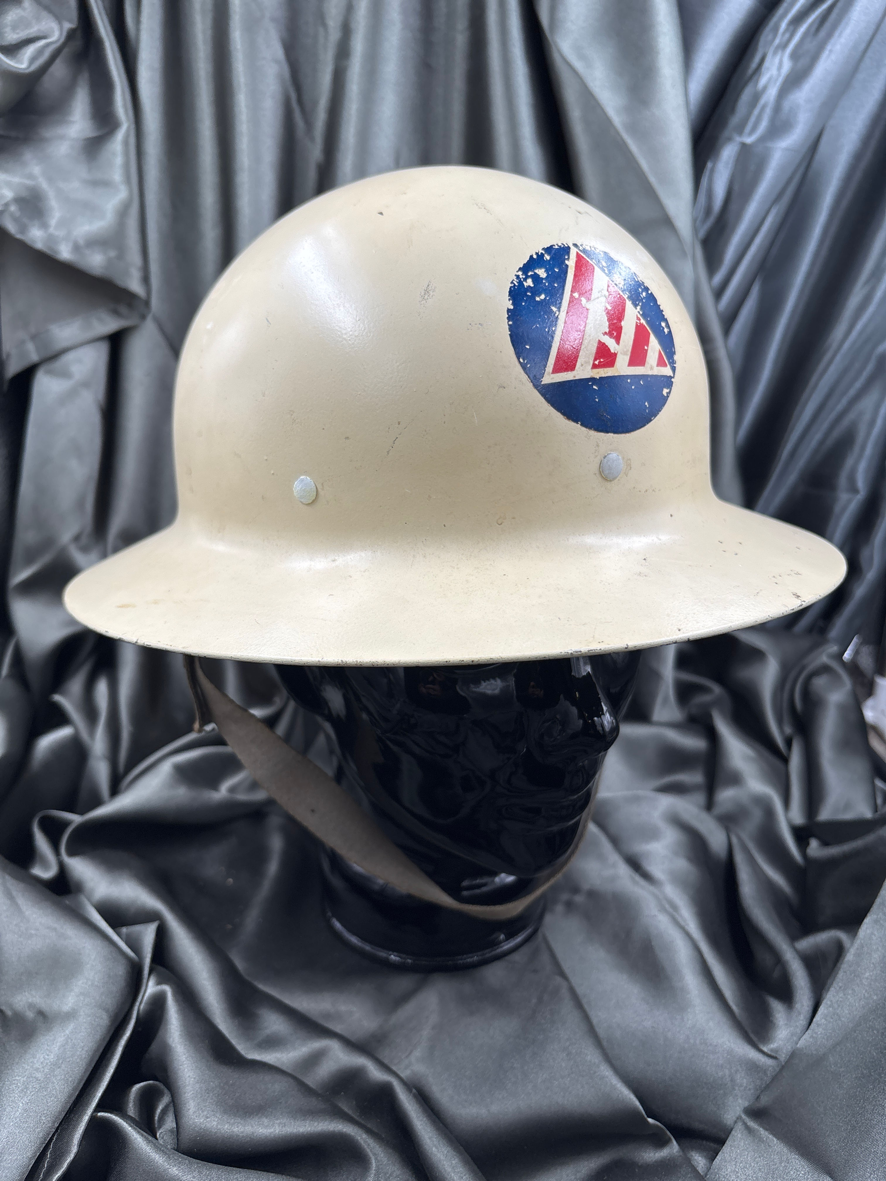 WWII ERA CIVIL DEFENSE HELMET 