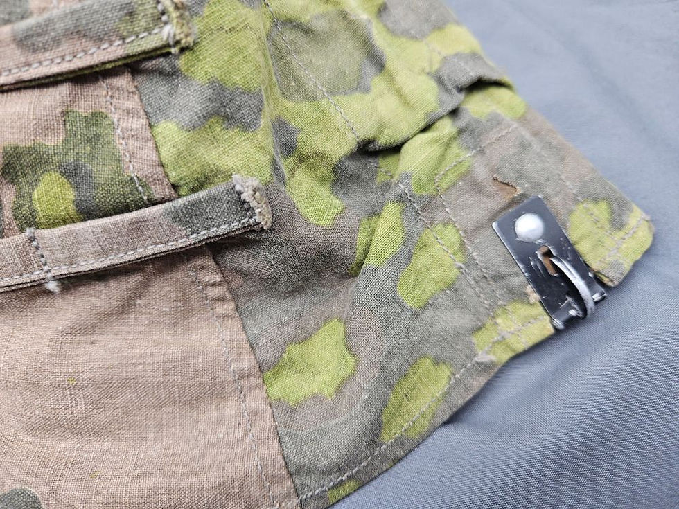 Miniature : Original Material Waffen SS Type II Oak Helmet Cover