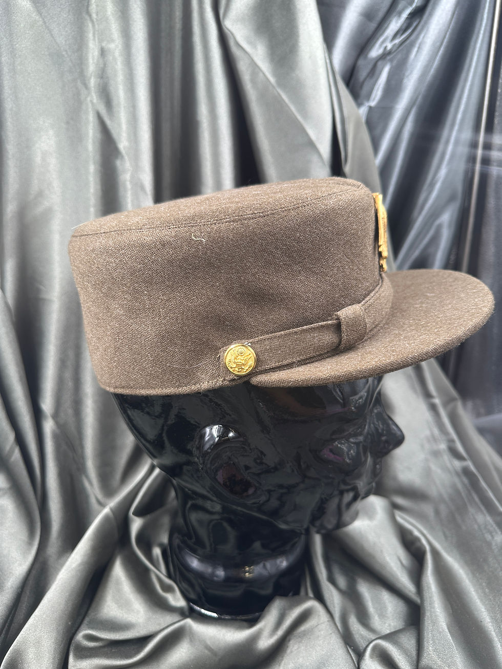 Thumbnail: WWII ERA WAAC OFFICER VISOR CAP 22