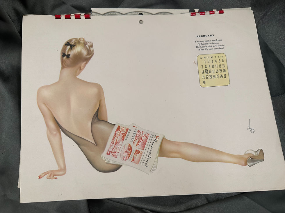 Miniature : WWII 1942 ESQUIRE CALENDAR BY VARGA