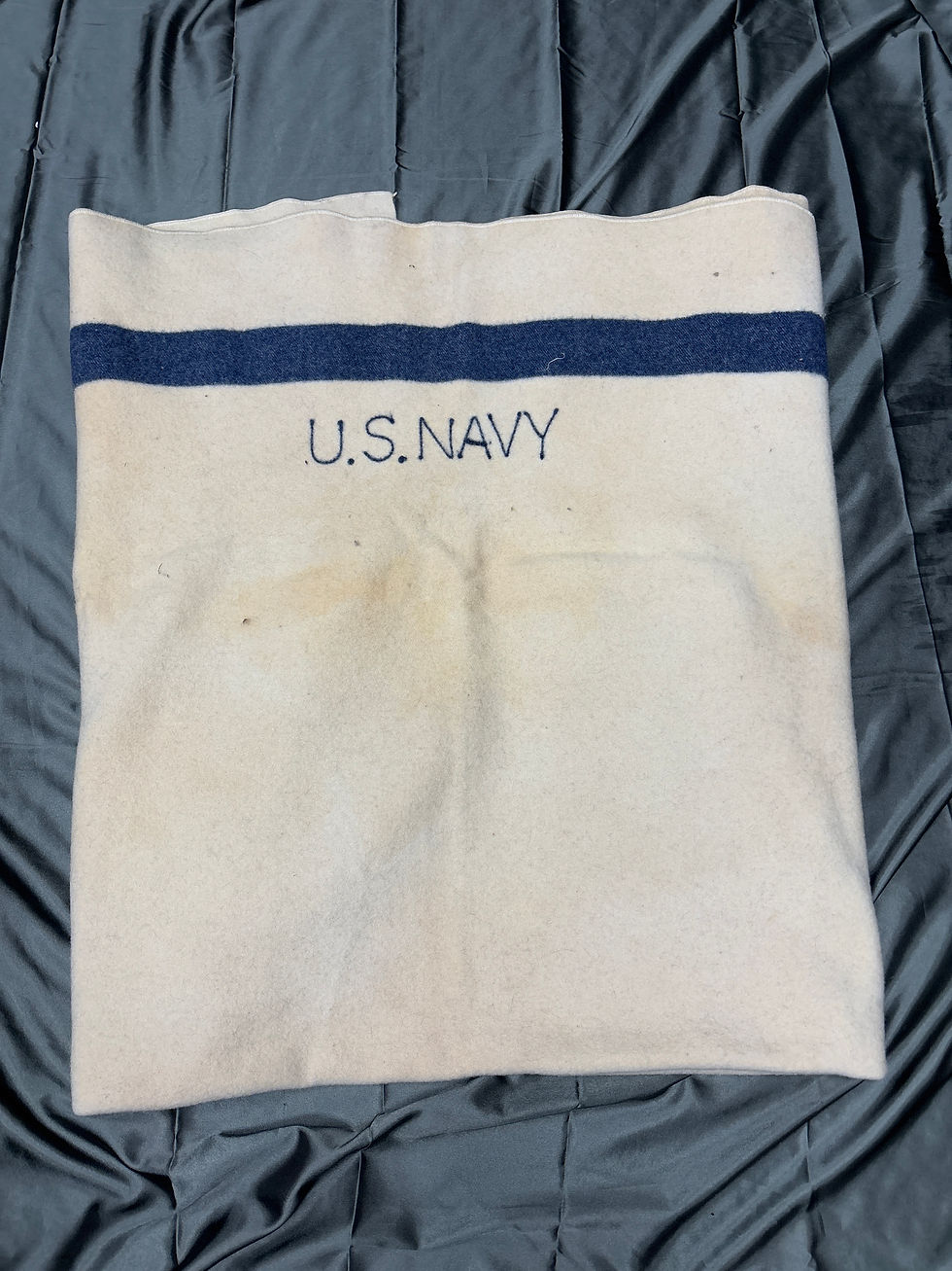 サムネイル： WWII US NAVY WOOL BLANKET